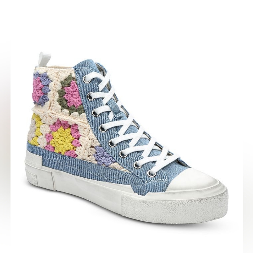 NWT* ASH 'Goa' Lace-up Crochet High-Top Sneaker, 35EU (4.5-5 US)